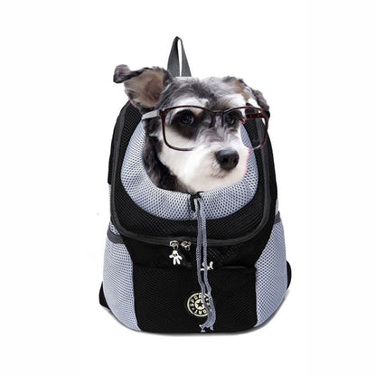 Pet Dog Carrier Bag Carrier For Dogs Backpack Out Double Shoulder Portable Travel Backpack Outdoor Pet Dog Carrier Bag Mesh
